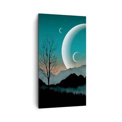 Quadro su tela - Stampe su Tela - Il carnevale di una notte stellata - 45x80 cm