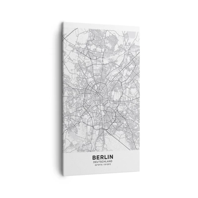 Quadro su tela - Stampe su Tela - Il fiore di Berlino - 45x80 cm
