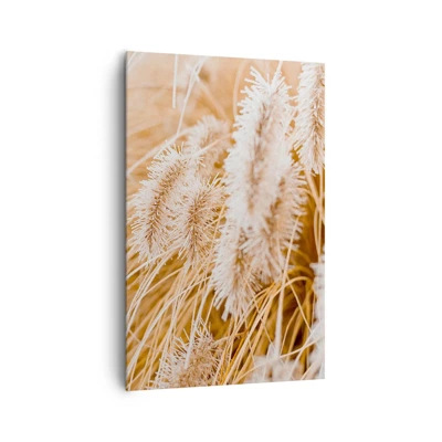 Quadro su tela - Stampe su Tela - Il fruscio dorato dell'erba - 80x120 cm
