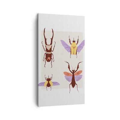 Quadro su tela - Stampe su Tela - Il mondo degli insetti - 45x80 cm