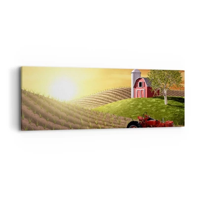 Quadro su tela - Stampe su Tela - La fattoria delle favole - 90x30 cm