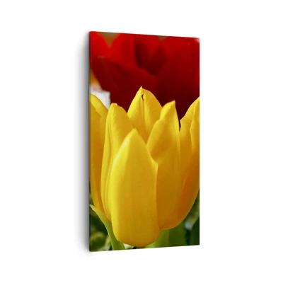 Quadro su tela - Stampe su Tela - La febbre dei tulipani - 45x80 cm