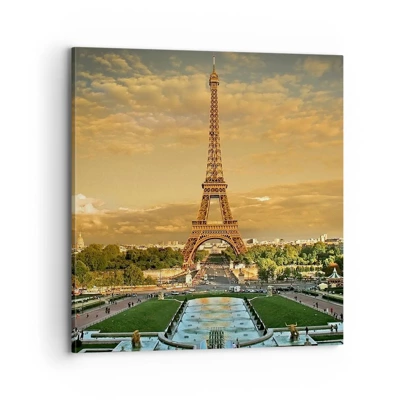 Quadro su tela - Stampe su Tela - La regina di Parigi - 70x70 cm