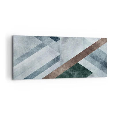Quadro su tela - Stampe su Tela - La ricercata eleganza della geometria - 100x40 cm