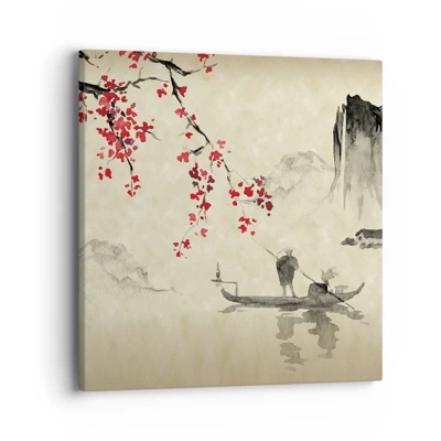 Quadro su tela - Stampe su Tela - Nel paese dei ciliegi in fiore - 40x40 cm