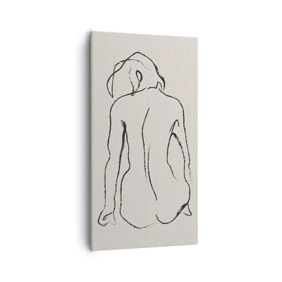 Quadro su tela - Stampe su Tela - Nudo di ragazza - 55x100 cm