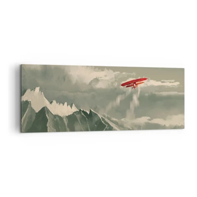 Quadro su tela - Stampe su Tela - Pioniere senza paura - 140x50 cm