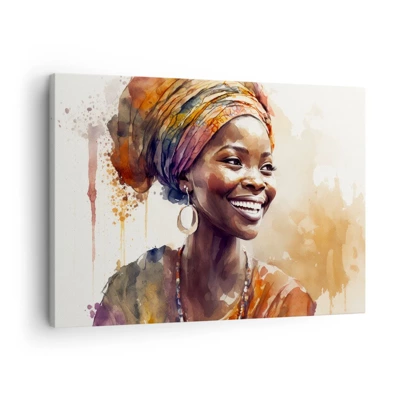 Quadro su tela - Stampe su Tela - Regina africana - 70x50 cm