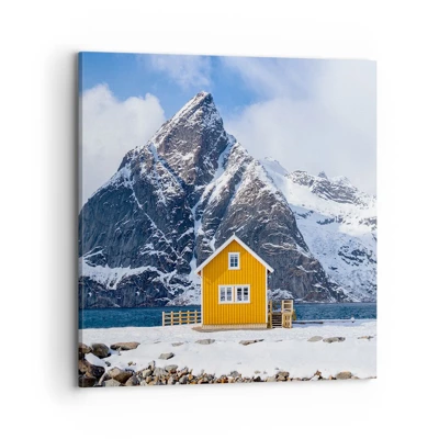 Quadro su tela - Stampe su Tela - Vacanze scandinave - 70x70 cm