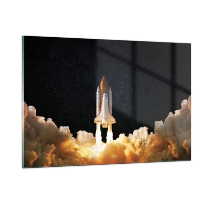 Quadro su vetro - Ad astra! - 120x80 cm