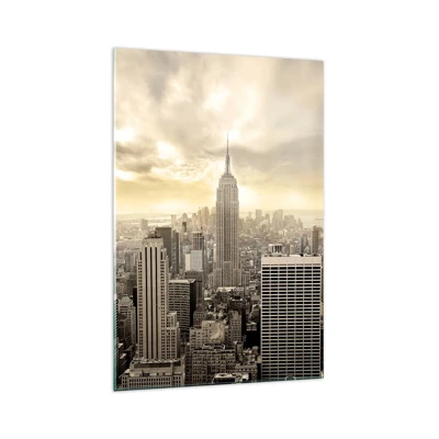 Quadro su vetro 60x60 cm - New York in grigio - Arttor - Decorazioni da  parete moderne e originali, per il salotto e la camera da letto