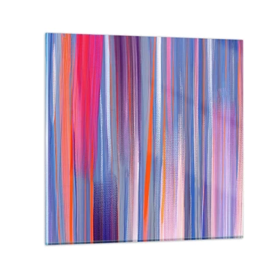 Quadro su vetro - Ascensione arcobaleno - 40x40 cm
