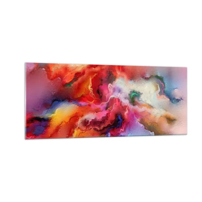 Quadro su vetro - Come afferrare i sogni: fumo - 100x40 cm