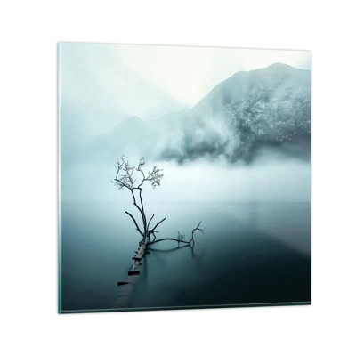 Quadro su vetro - Dall'acqua e dalla nebbia - 40x40 cm
