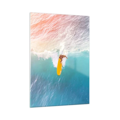 Quadro su vetro - Il cavaliere dell'oceano - 50x70 cm