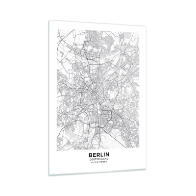 Quadro su vetro - Il fiore di Berlino - 50x70 cm