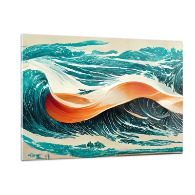 Quadro su vetro - Il sogno del surfista - 120x80 cm