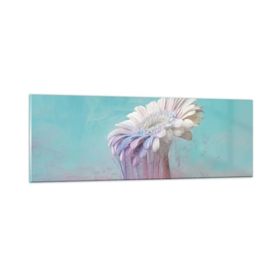 Quadro su vetro - L'aldilà dei fiori - 90x30 cm