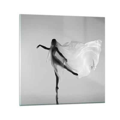 Quadro su vetro - Leggerezza ed eleganza - 40x40 cm