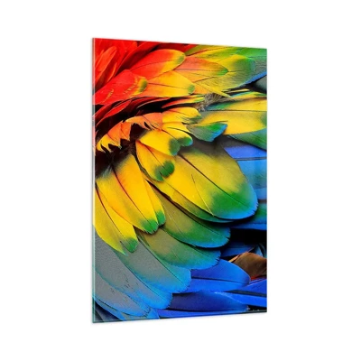 Quadro su vetro - L'uccello del paradiso - 80x120 cm