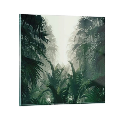 Quadro su vetro - Mistero dei tropici - 70x70 cm