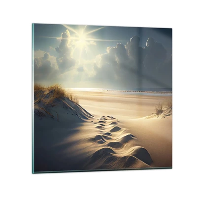 Quadro su vetro - Paesaggio rilassante - 70x70 cm