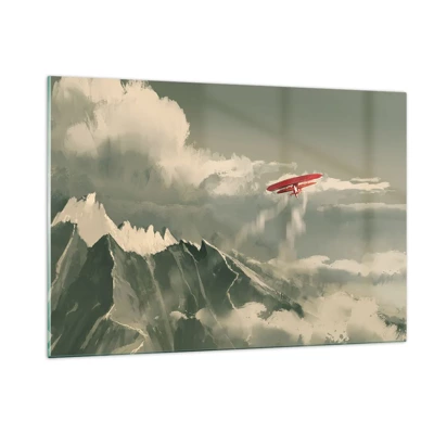 Quadro su vetro - Pioniere senza paura - 120x80 cm