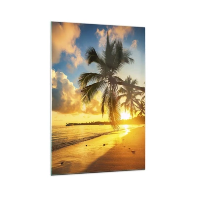 Quadro su vetro - Sogno dei Caraibi - 70x100 cm