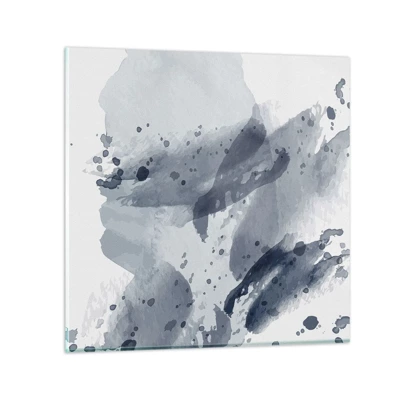 Quadro su vetro - Studio della natura dell'acqua - 30x30 cm