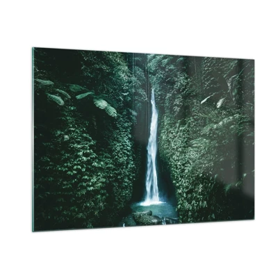Quadro su vetro - Terme tropicali - 100x70 cm