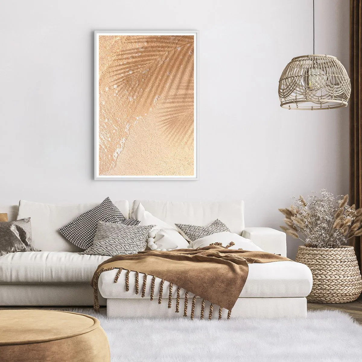 Poster in cornice bianca 70x100 cm - Ombra di un'estate bollente - Arttor -  Decorazioni da parete moderne e originali, per il salotto e la camera da  letto