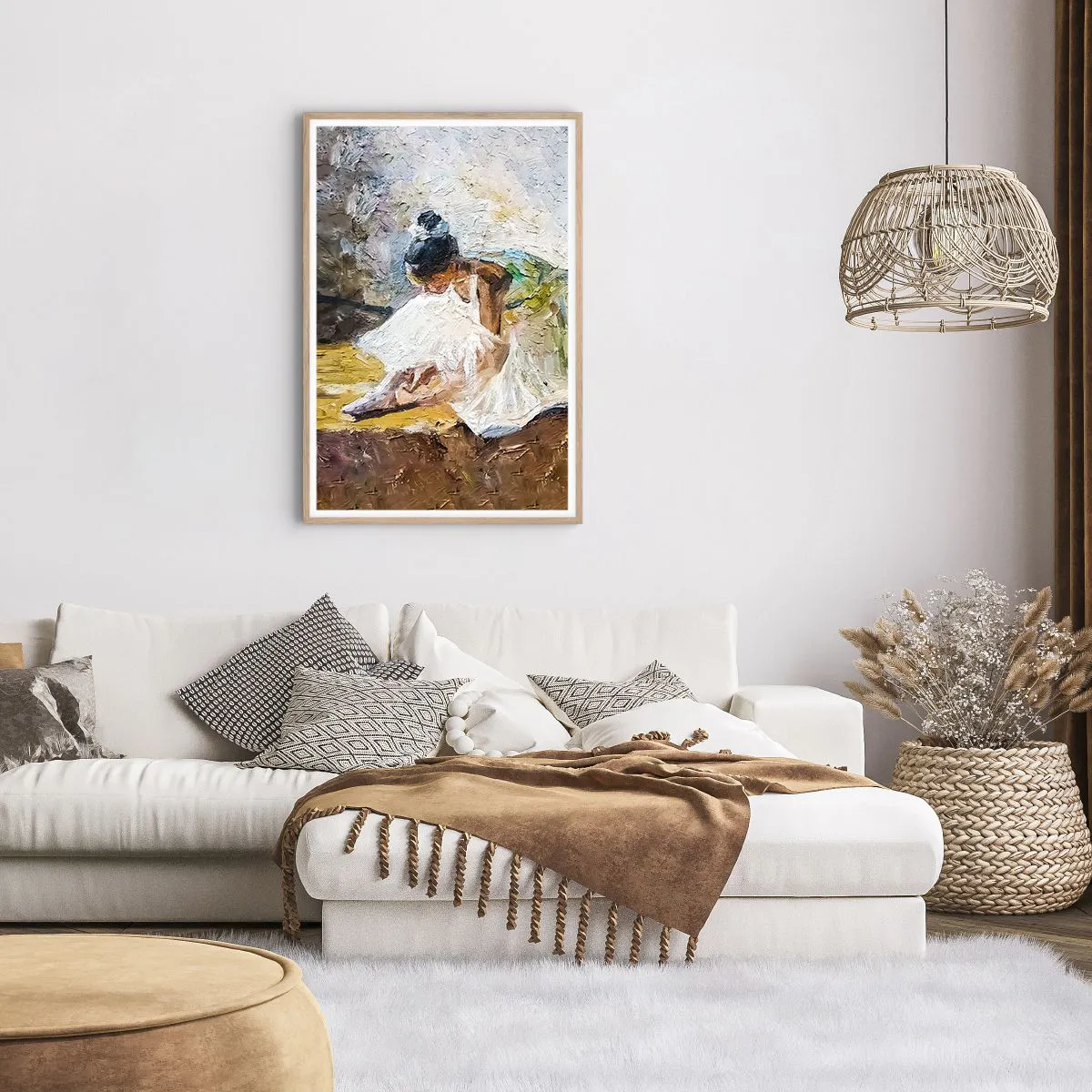 Poster in cornice rovere chiaro 61x91 cm - Dal quadro di Degas - Arttor -  Decorazioni da parete moderne e originali, per il salotto e la camera da  letto
