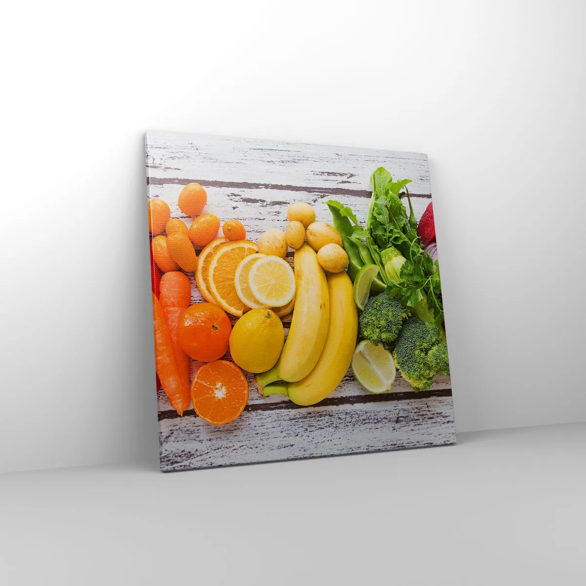 Quadro su Vetro Frutta Acqua Splash cibo Stampe da Parete in Vetro