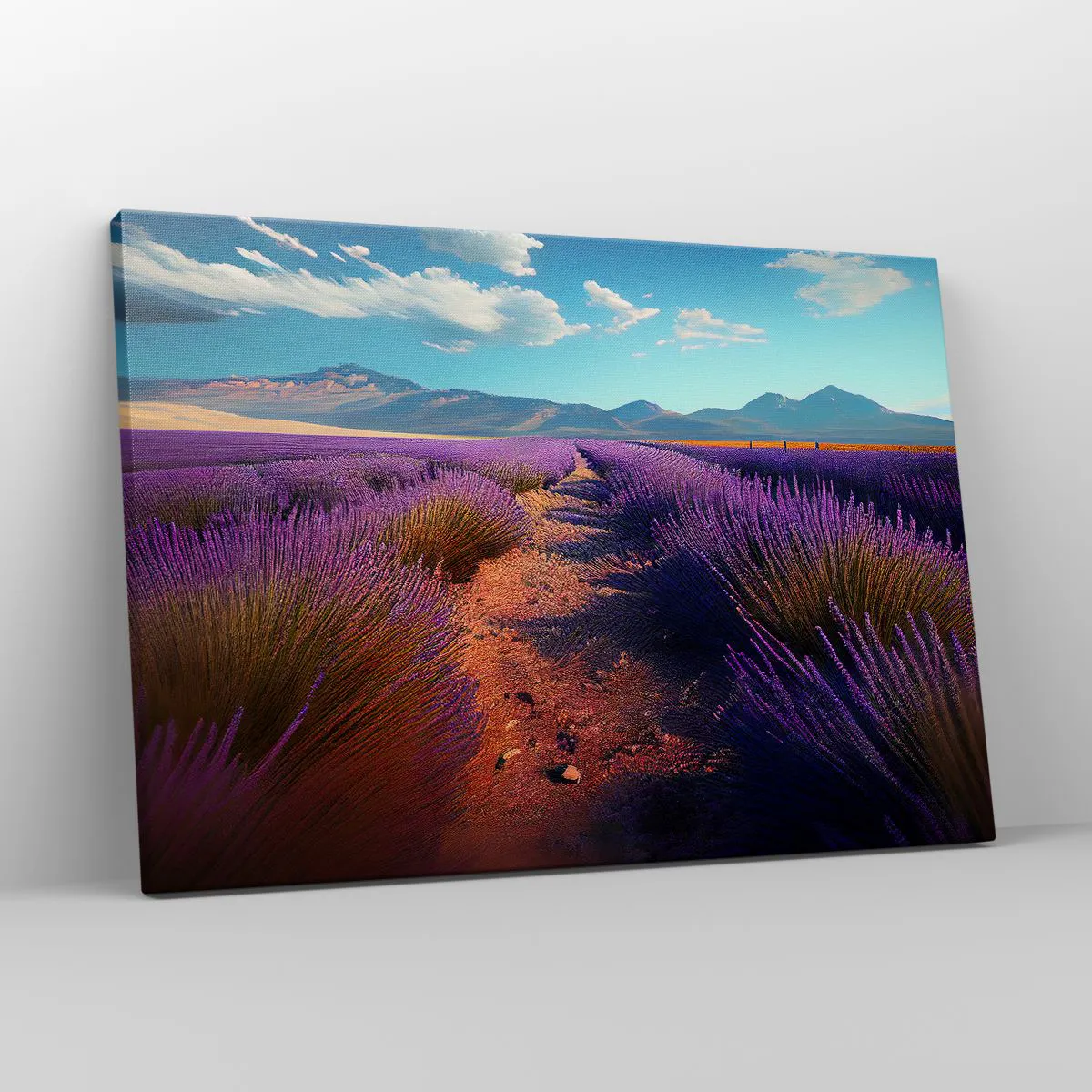 Quadro su tela 70x50 cm - Il mondo della lavanda - Arttor - Negozio con  decorazioni da parete