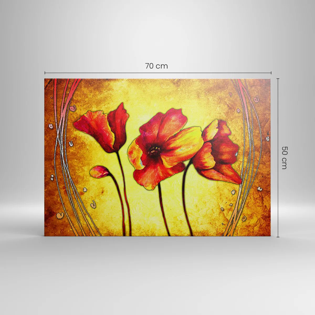 Quadro su tela 70x50 cm - Decorazione Art Nouveau - Arttor - Negozio con  decorazioni da parete