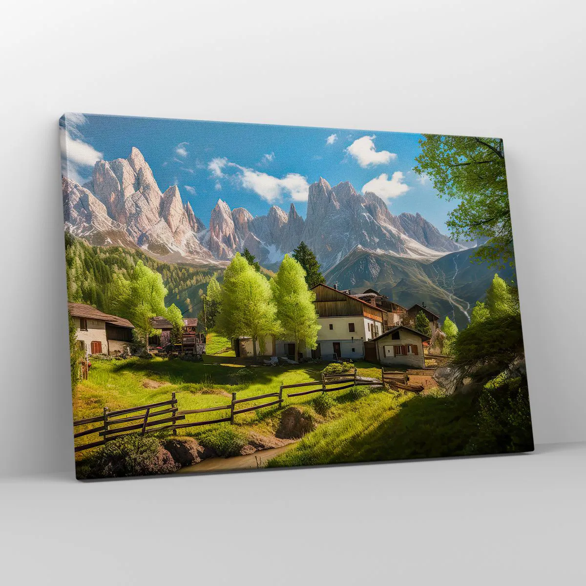 Quadro su tela, Stampe su Tela 70x50 cm - Idillio alpino - Arttor - Negozio  con decorazioni da parete