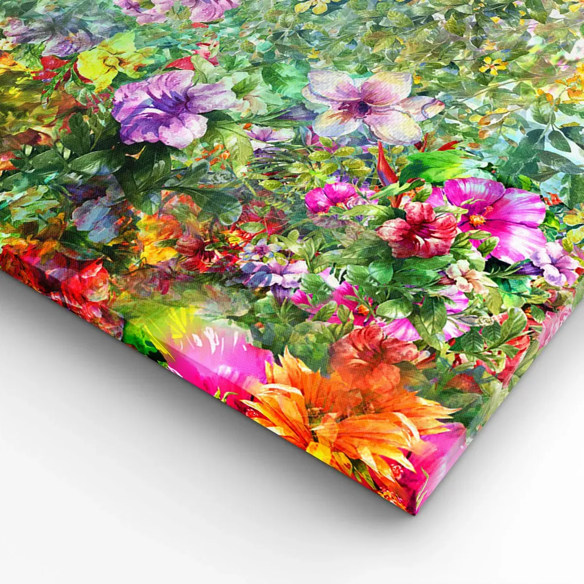 Quadro su tela 70x50 cm - Perdersi nei fiori - Arttor - Negozio con  decorazioni da parete