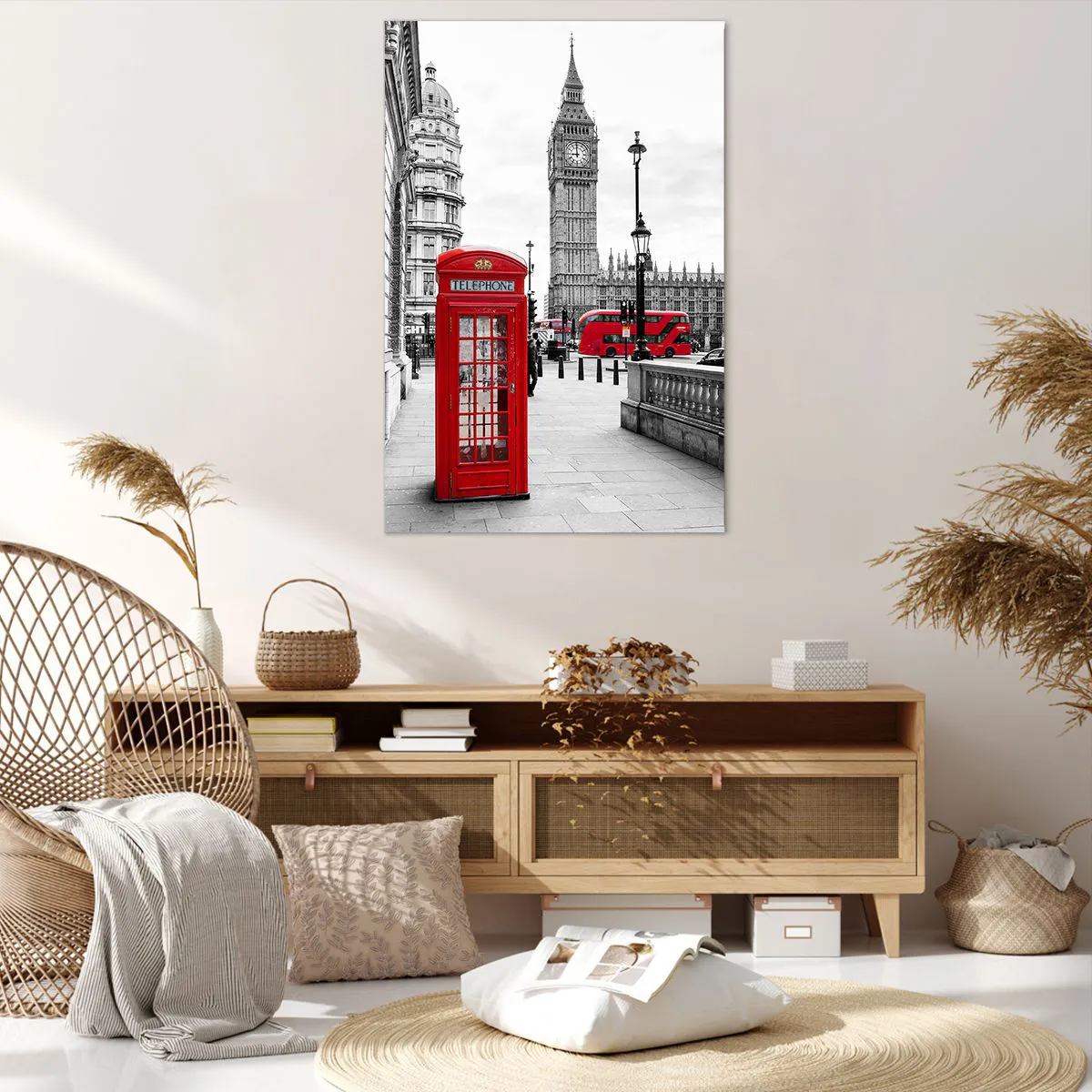 Quadro su tela, Stampe su Tela 80x120 cm - Indubbiamente Londra - Arttor -  Negozio con decorazioni da parete