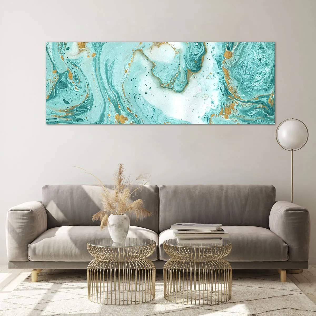 Quadro su vetro 140x50 cm - La grande onda del periodo Edo - Arttor -  Decorazioni da parete moderne e originali, per il salotto e la camera da  letto