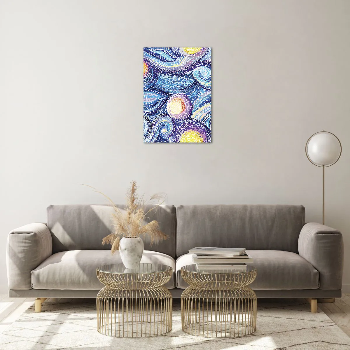 Quadro su vetro Arttor 50x70 cm - Dal quadro di Van Gogh - Astrazione,  Arte, La Pittura, Impressionismo, Grafica, Per il Salotto, Per la Camera da