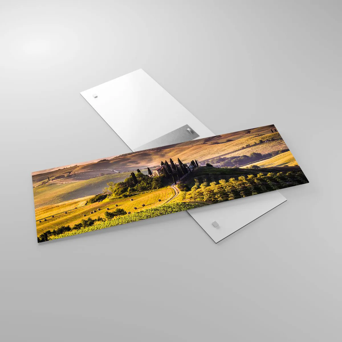 Quadro su vetro Arttor 90x30 cm - Arcadia: paesaggio toscano - Paesaggio,  Toscana, Vigneti, Viaggi, Italia, Per il Salotto, Per la Camera da letto