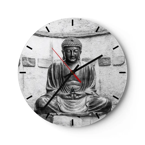 Orologio da parete - Orologio in Vetro - Alla fonte della pace - 30x30 cm