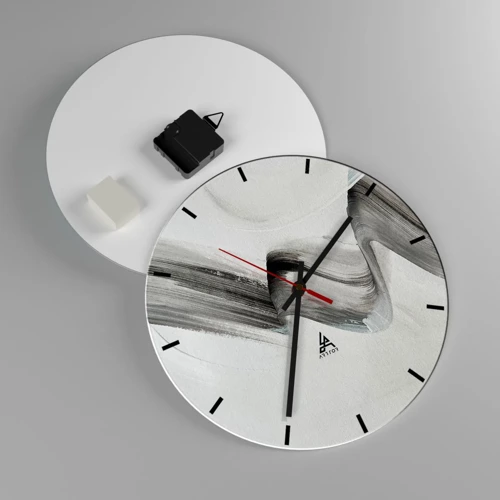 Orologio da parete - Orologio in Vetro - Casualmente per divertimento - 30x30 cm