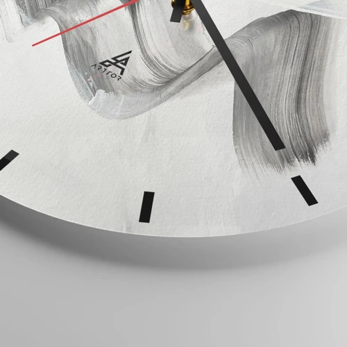 Orologio da parete - Orologio in Vetro - Casualmente per divertimento - 30x30 cm