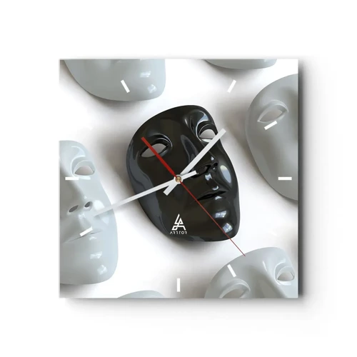 Orologio da parete - Orologio in Vetro - Come distinguersi? - 30x30 cm