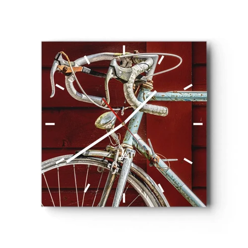 Orologio da parete - Orologio in Vetro - Creata per la vittoria - 30x30 cm