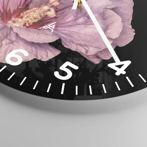 Orologio da parete - Orologio in Vetro - Dritto al cuore - 30x30 cm