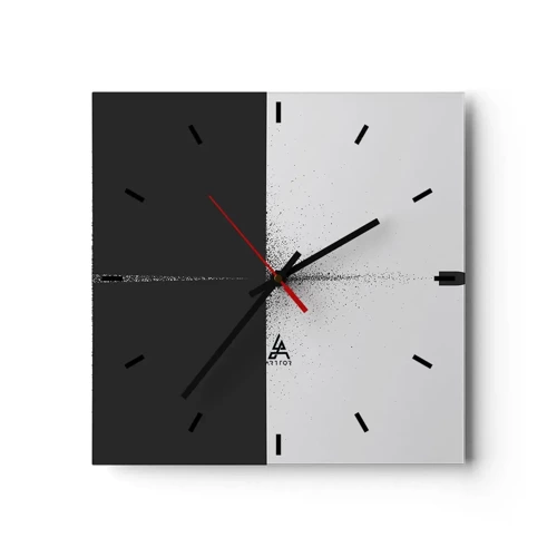 Orologio da parete - Orologio in Vetro - Dritto allo scopo - 30x30 cm