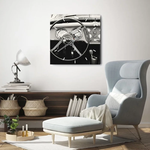 Orologio da parete - Orologio in Vetro - Il sogno del collezionista - 30x30 cm