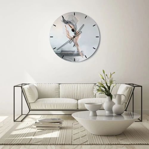Orologio da parete - Orologio in Vetro - Nell'estasi della danza - 30x30 cm